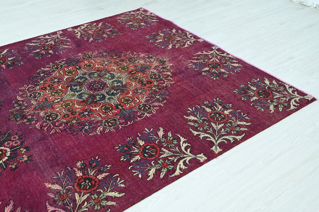 purple Runner rug 5' 7" x 14' 10"