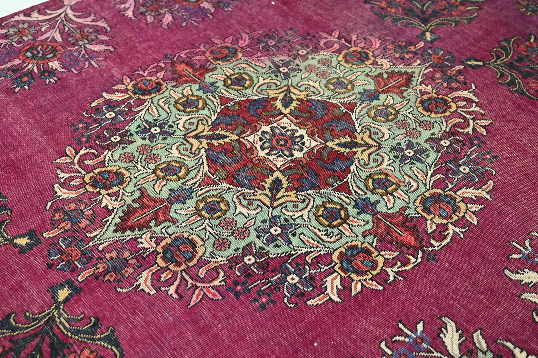 purple Runner rug 5' 7" x 14' 10"
