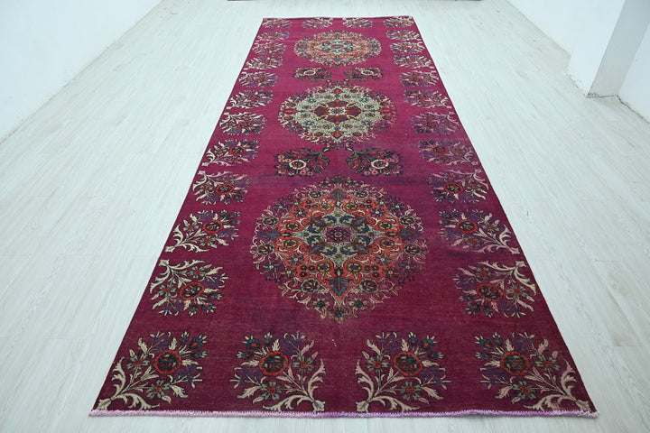 purple Runner rug 5' 7" x 14' 10"