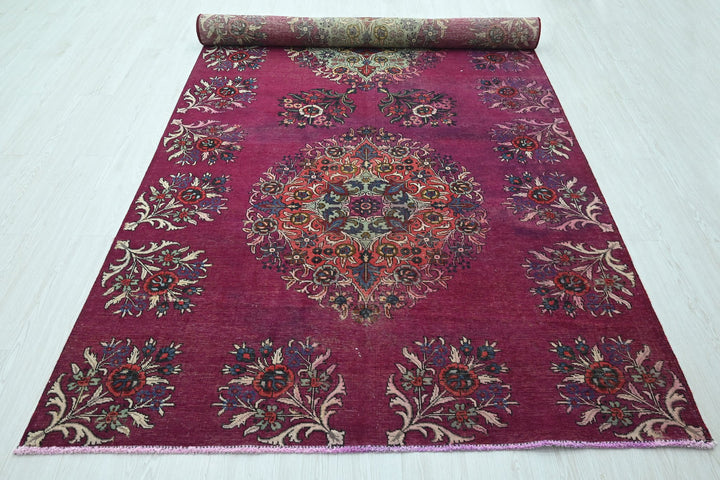 purple Runner rug 5' 7" x 14' 10"
