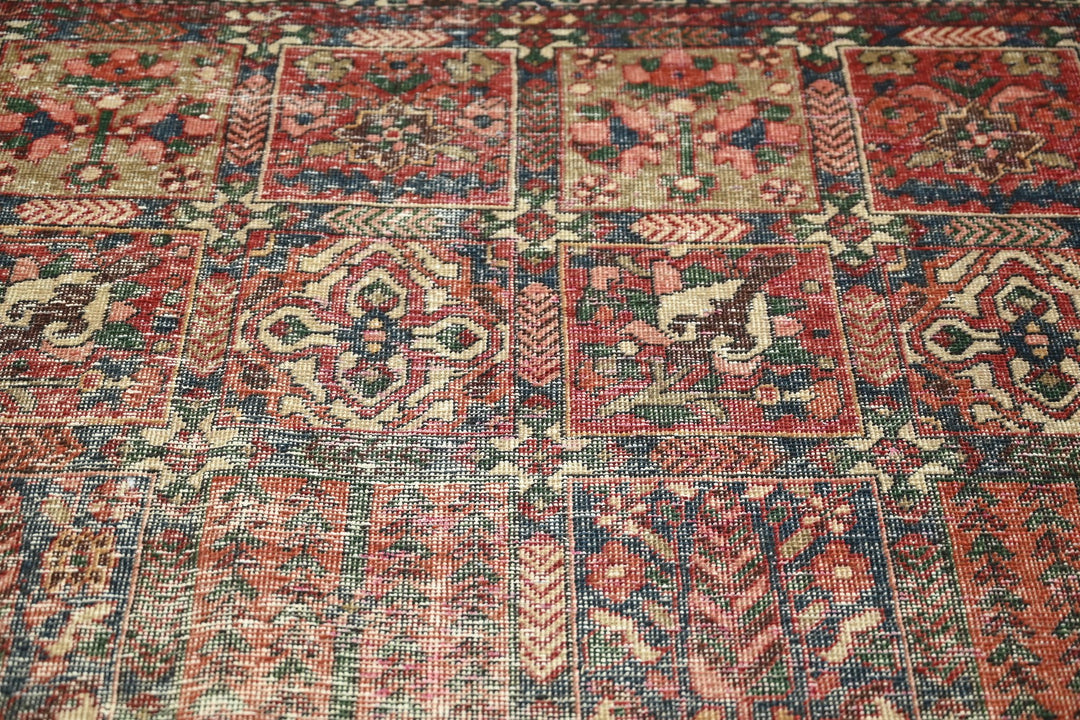 red Large rug 5' 0" x 9' 8"