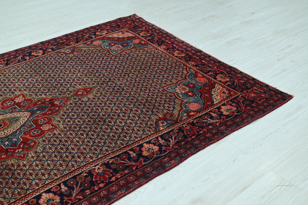 brown Large rug 5' 2" x 9' 9"