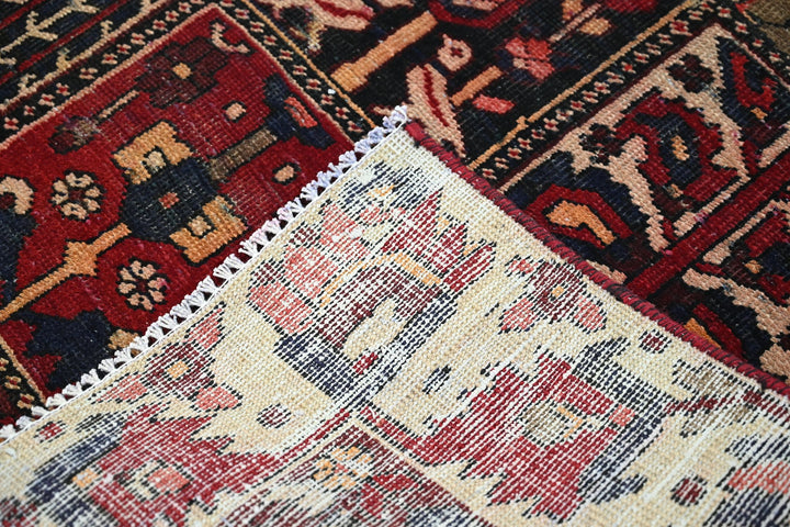 red Medium rug 6' 3" x 8' 6"