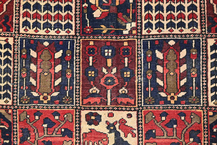 red Medium rug 6' 3" x 8' 6"