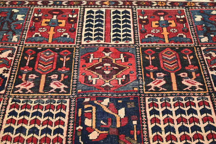 red Medium rug 6' 3" x 8' 6"