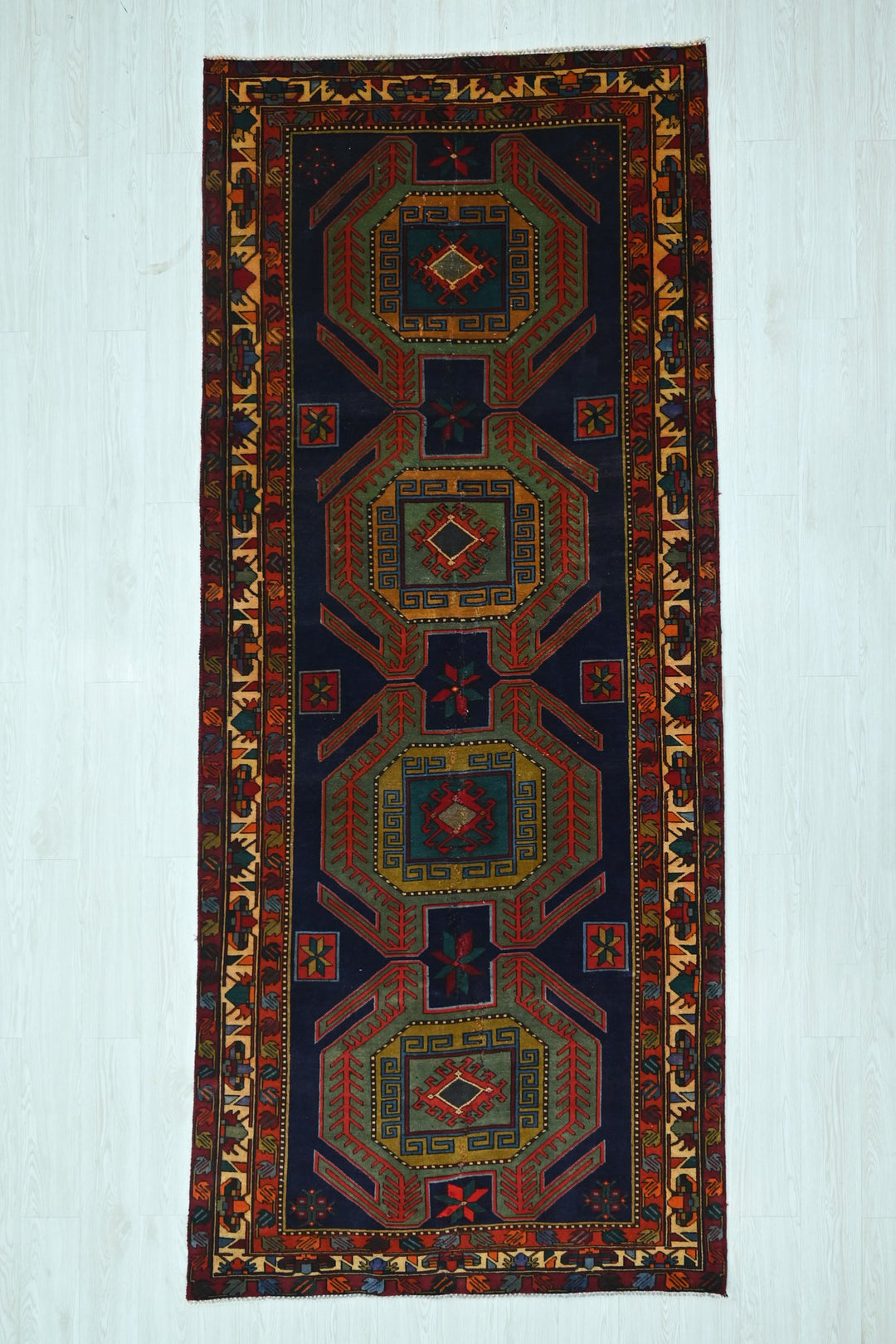 blue Runner rug 4' 4" x 10' 5"