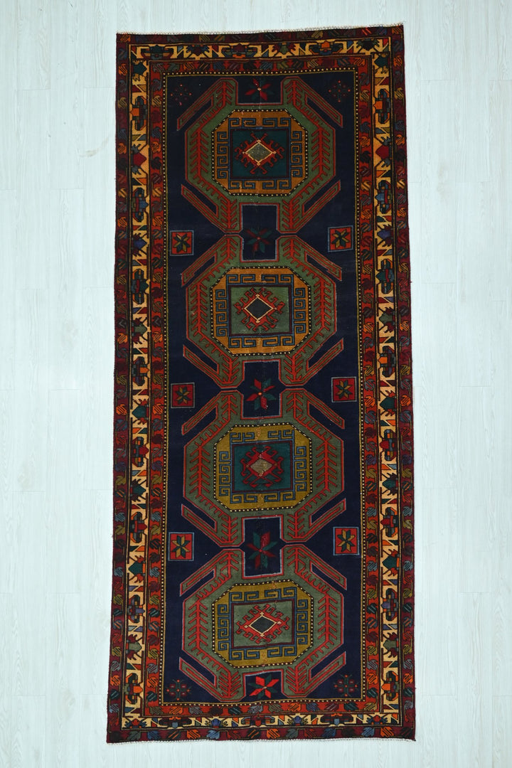 blue Runner rug 4' 4" x 10' 5"