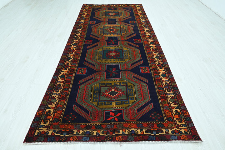 blue Runner rug 4' 4" x 10' 5"