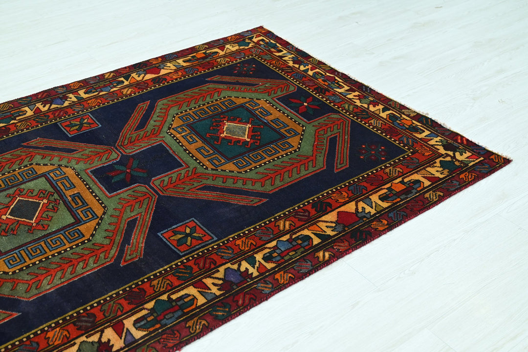 blue Runner rug 4' 4" x 10' 5"