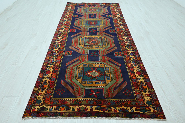 blue Runner rug 4' 4" x 10' 5"