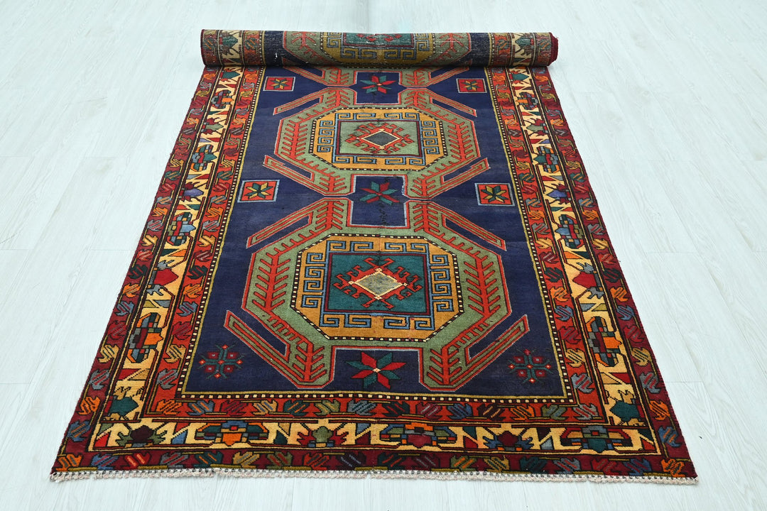 blue Runner rug 4' 4" x 10' 5"