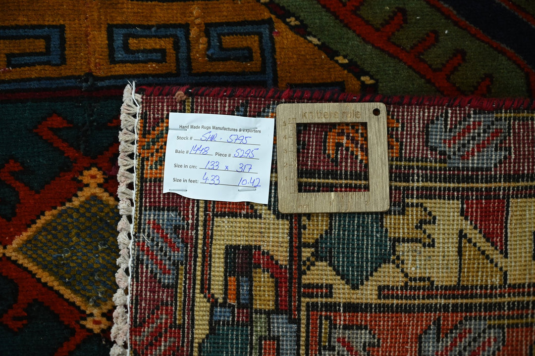 blue Runner rug 4' 4" x 10' 5"