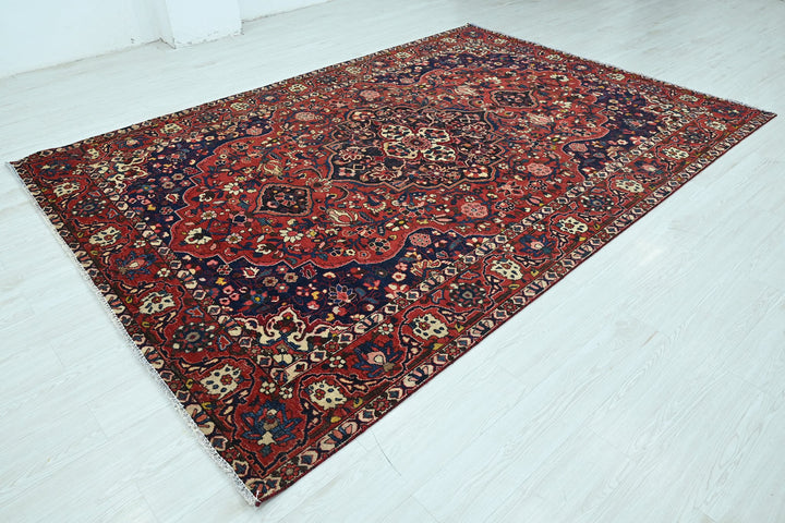 red Large rug 6' 9" x 9' 10"