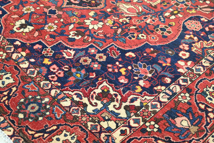 red Large rug 6' 9" x 9' 10"