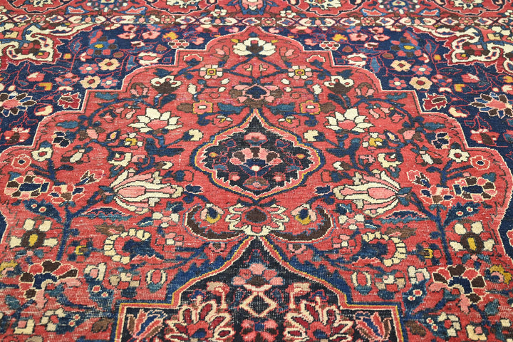 red Large rug 6' 9" x 9' 10"