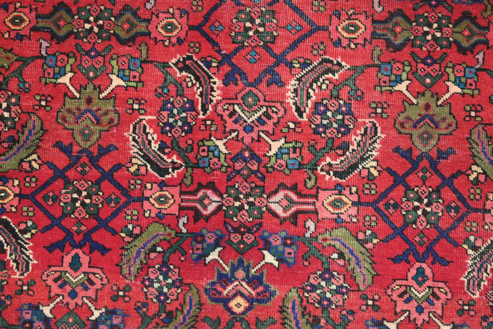 red Large rug 7' 5" x 9' 11"