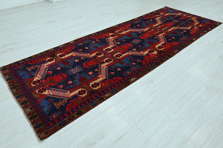blue Runner rug 3' 7" x 10' 1"