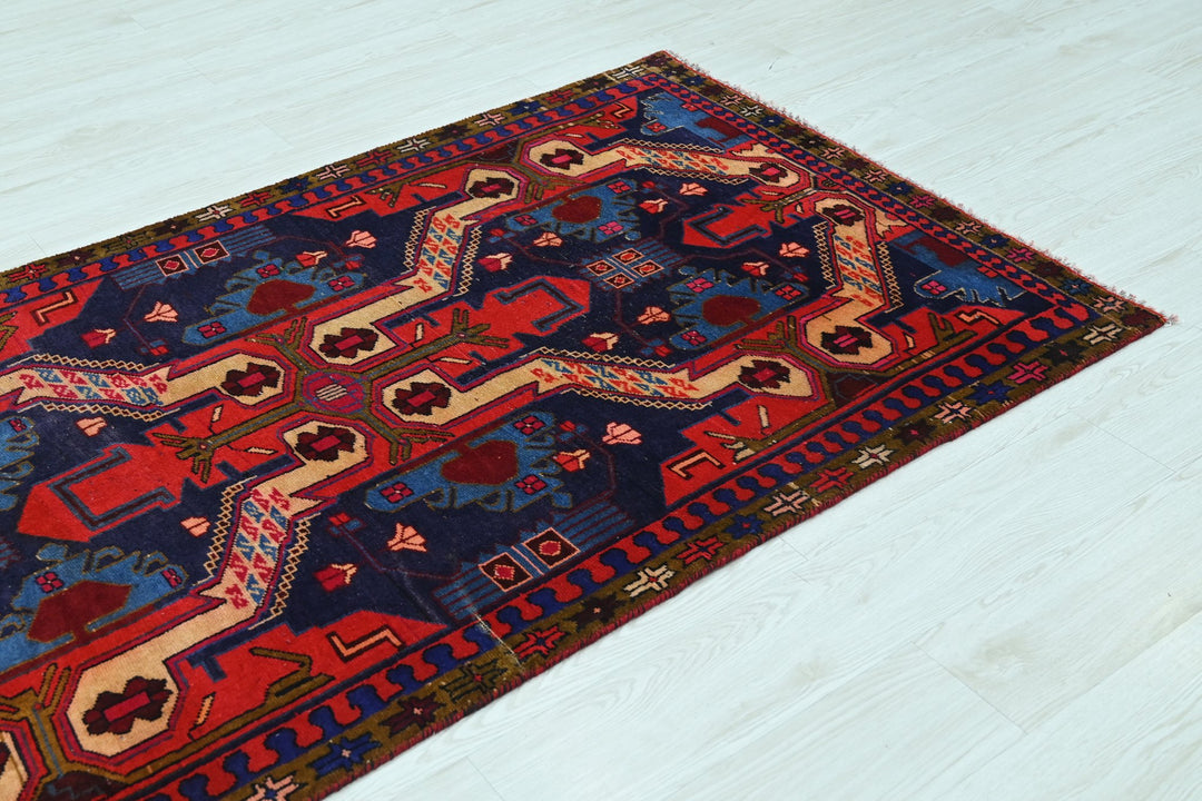 blue Runner rug 3' 7" x 10' 1"