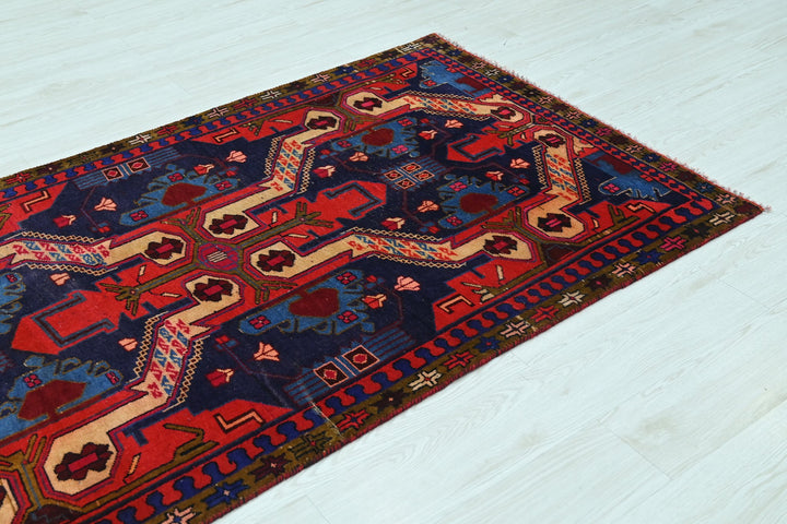 blue Runner rug 3' 7" x 10' 1"