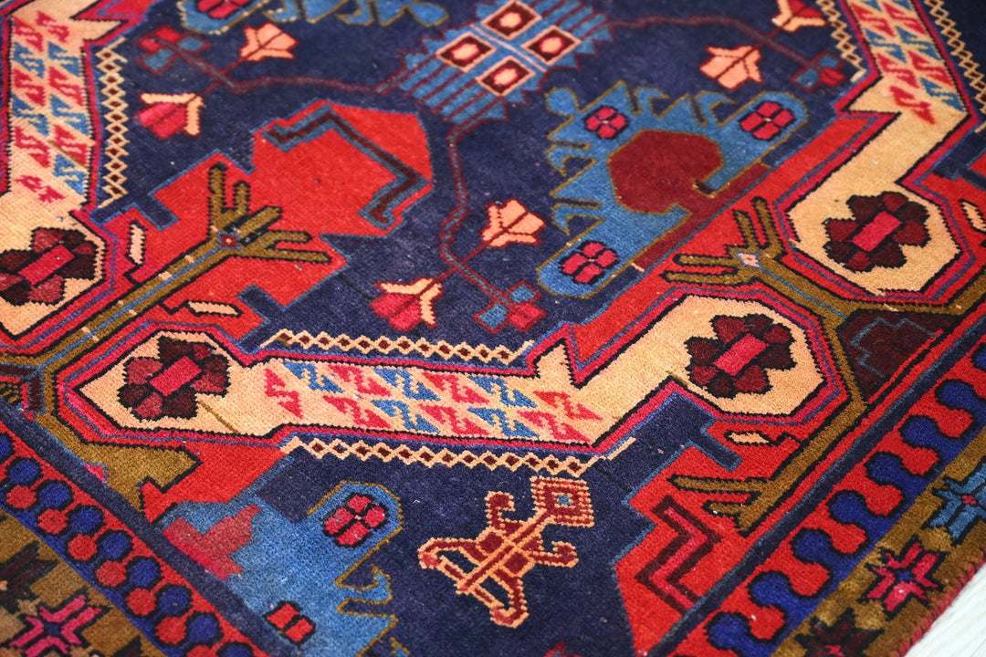 blue Runner rug 3' 7" x 10' 1"