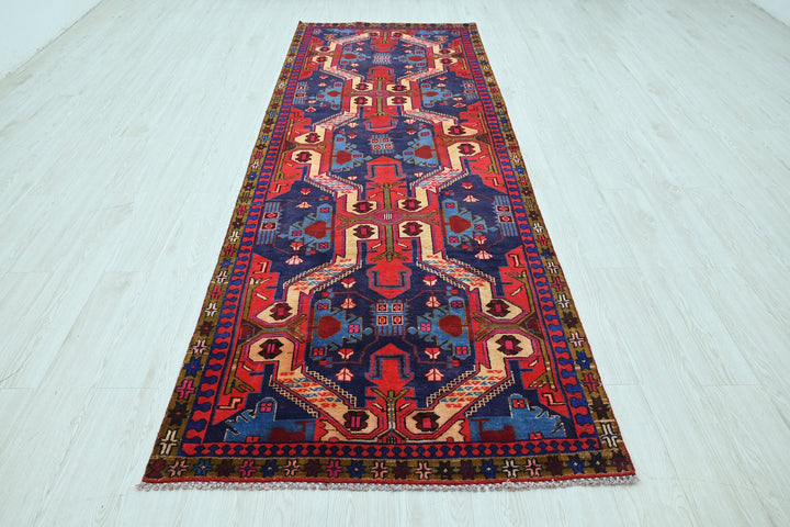 blue Runner rug 3' 7" x 10' 1"