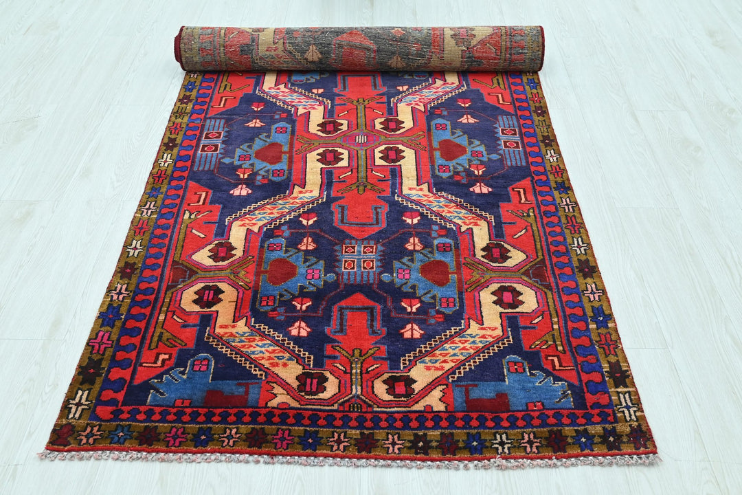 blue Runner rug 3' 7" x 10' 1"