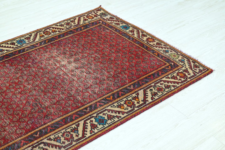 red Runner rug 3' 6" x 8' 10"