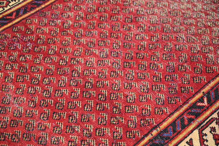 red Runner rug 3' 6" x 8' 10"