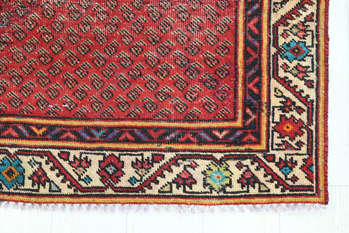 red Runner rug 3' 6" x 8' 10"