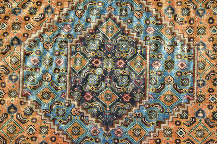 orange Medium rug 6' 3" x 9' 1"
