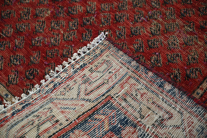 red Runner rug 3' 3" x 10' 3"