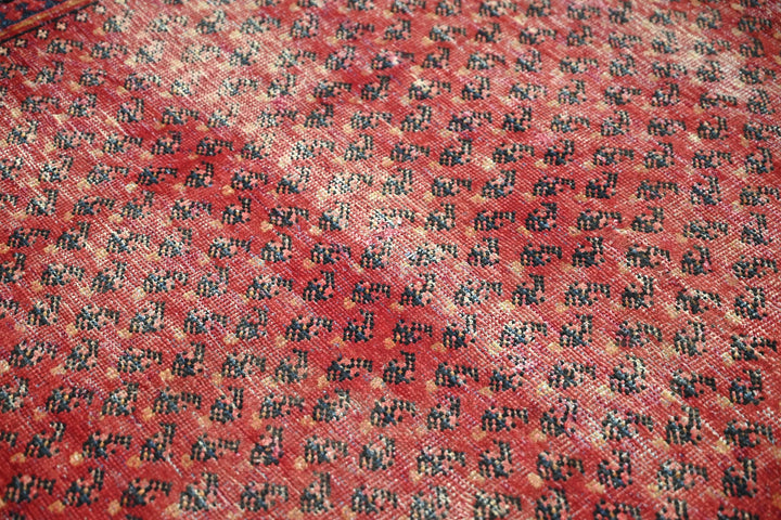 red Accent rug 3' 10" x 6' 2"