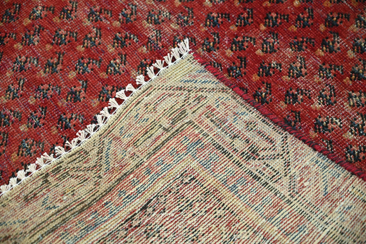 red Accent rug 3' 10" x 6' 2"