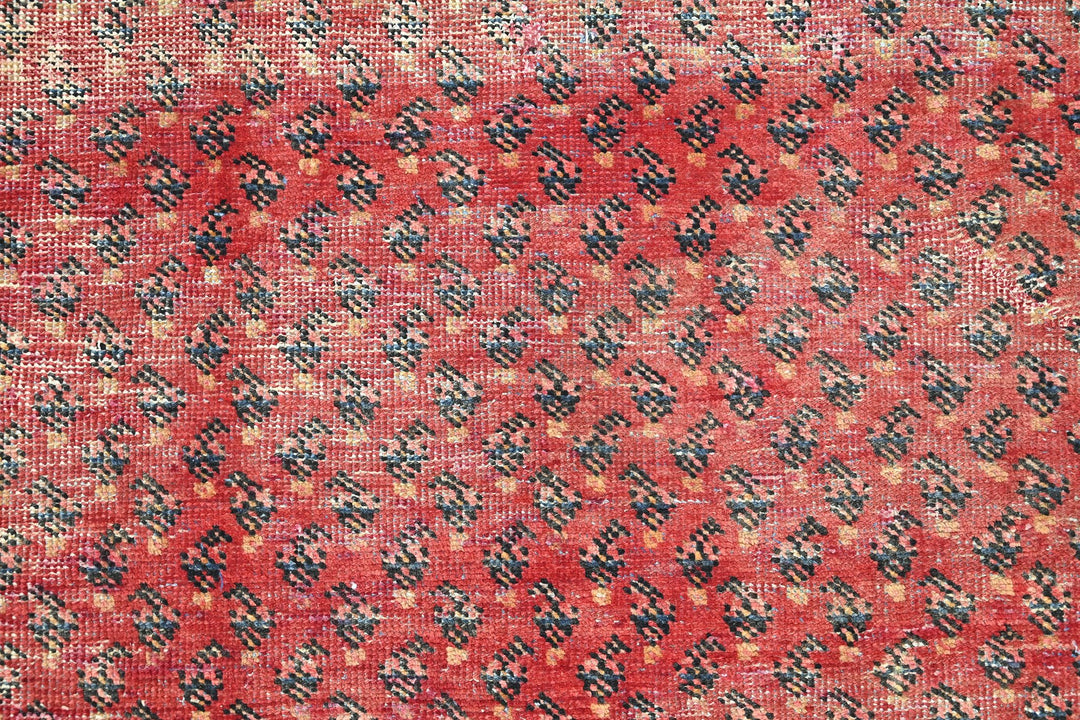 red Accent rug 3' 10" x 6' 2"