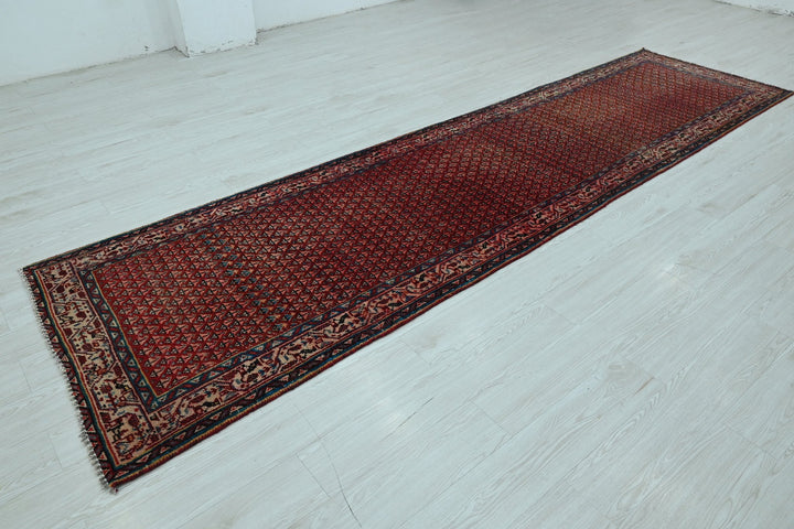 red Runner rug 3' 2" x 12' 5"