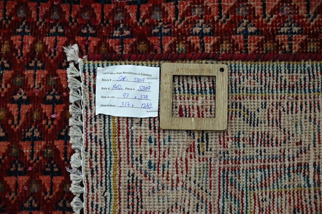 red Runner rug 3' 2" x 12' 5"
