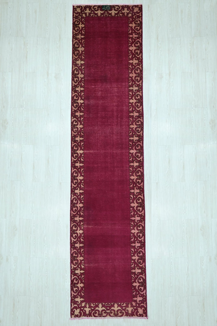 pink Runner rug 2' 10" x 12' 8"