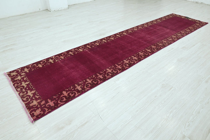 pink Runner rug 2' 10" x 12' 8"