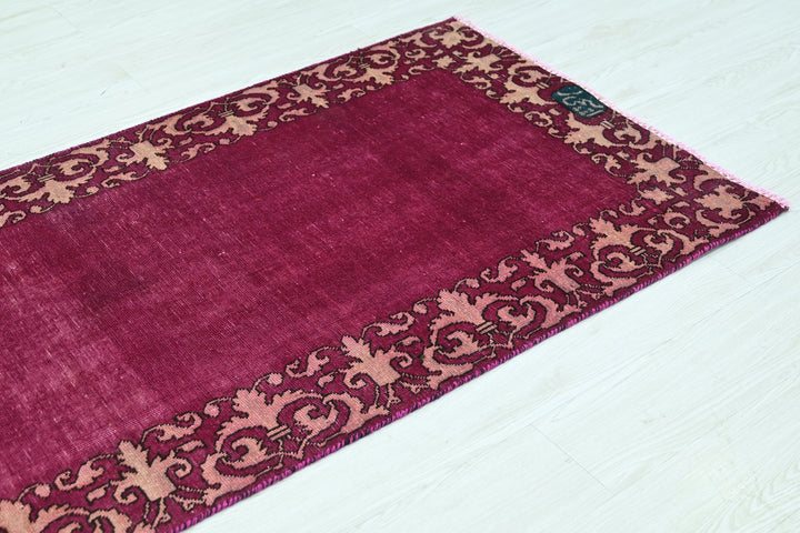 pink Runner rug 2' 10" x 12' 8"