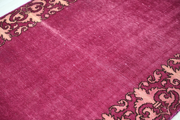 pink Runner rug 2' 10" x 12' 8"