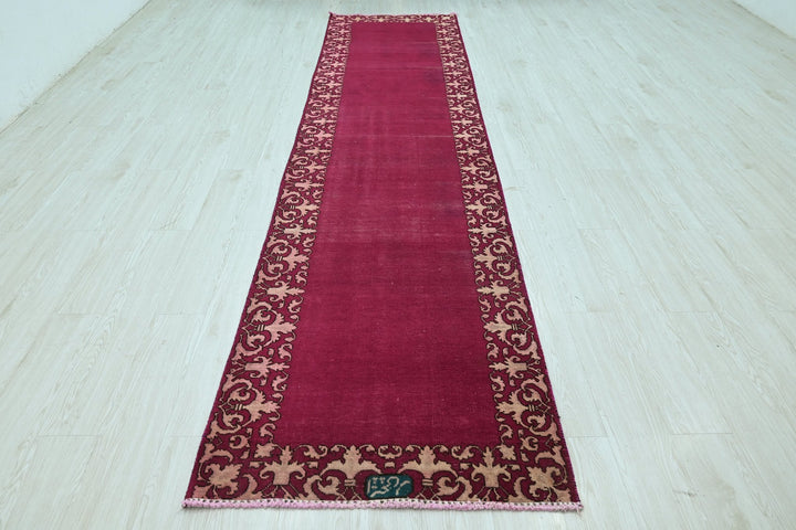 pink Runner rug 2' 10" x 12' 8"