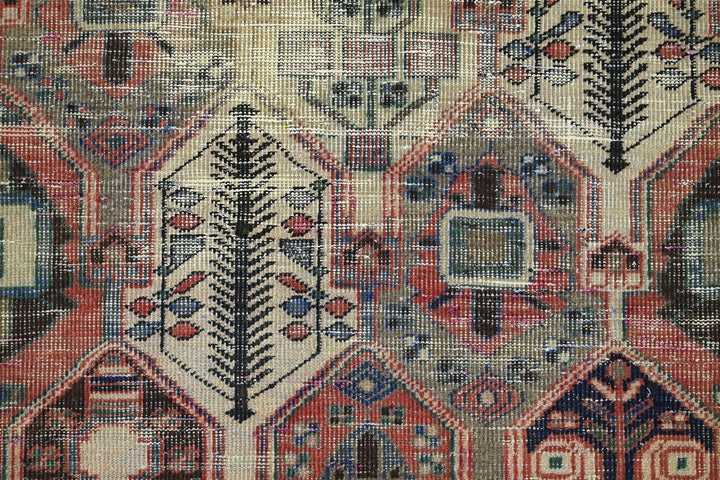 brown Runner rug 4' 4" x 9' 6"
