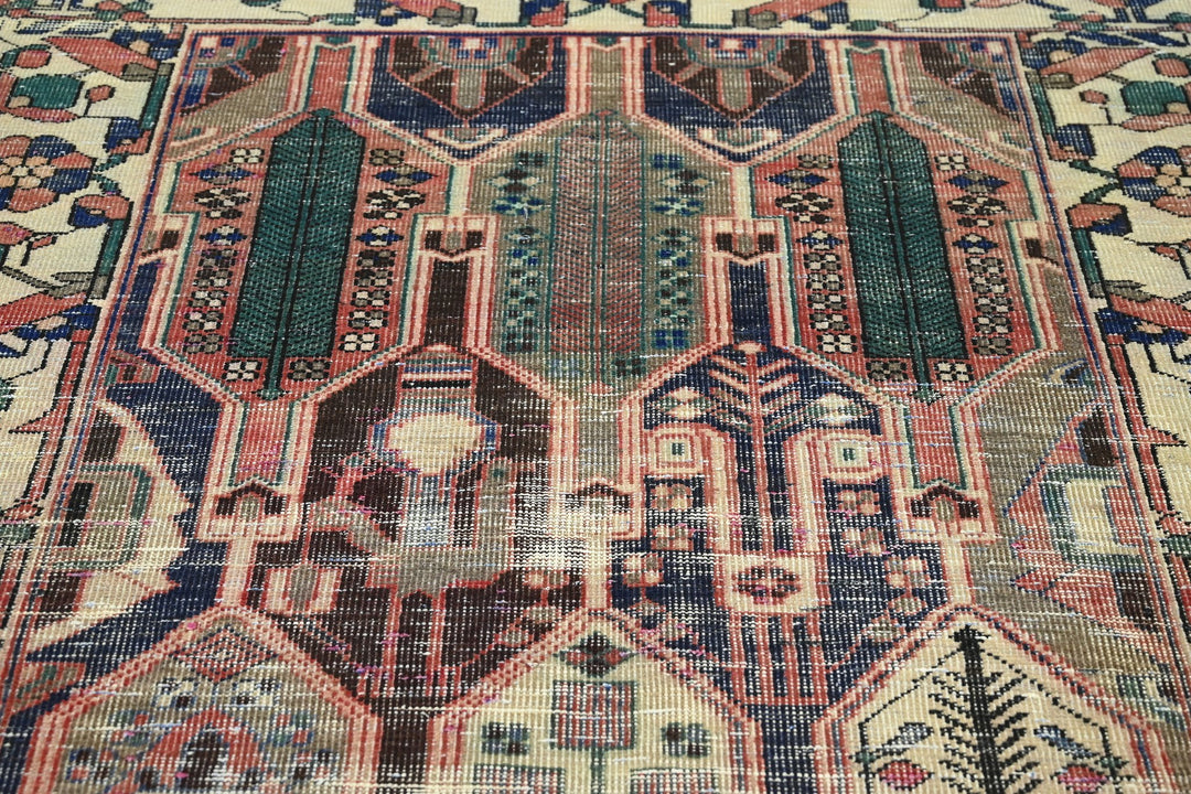 brown Runner rug 4' 4" x 9' 6"