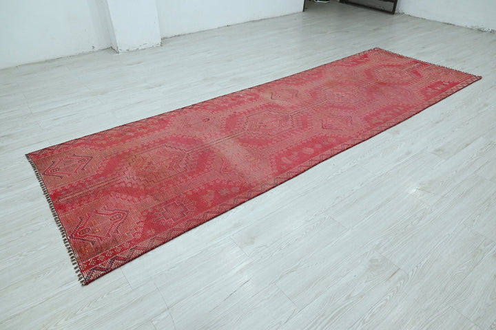 red Runner rug 3' 7" x 11' 3"