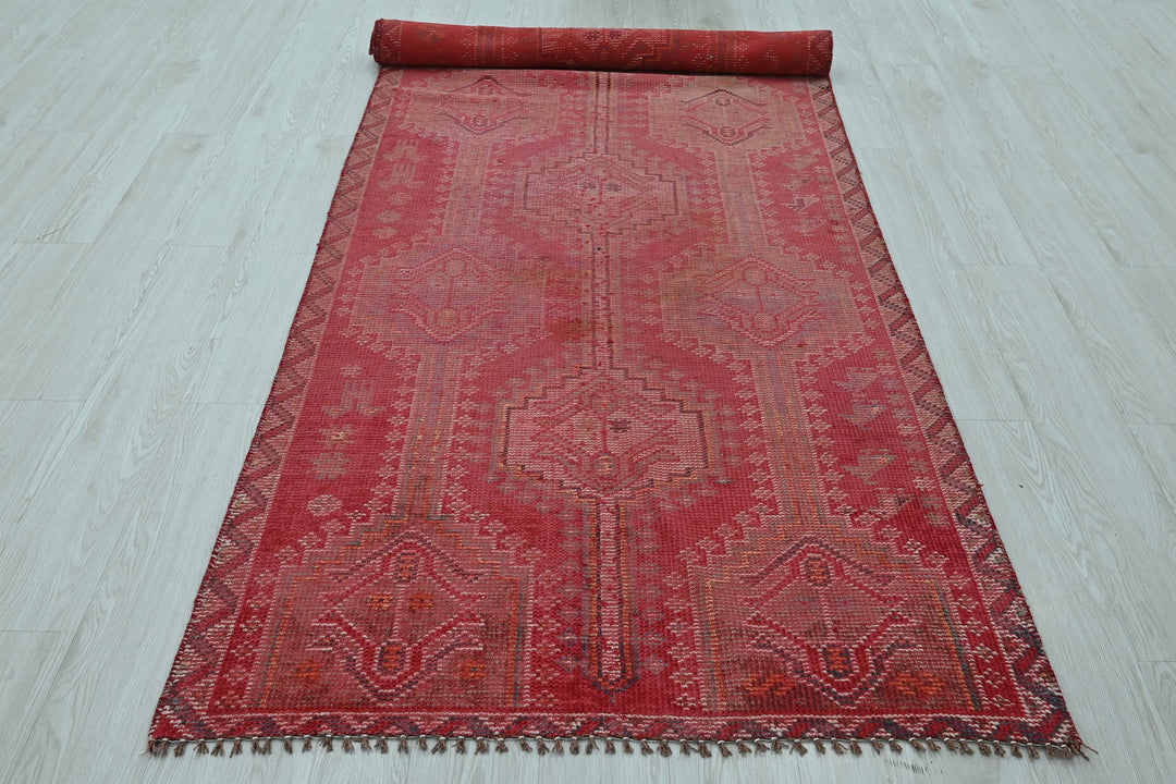 red Runner rug 3' 7" x 11' 3"