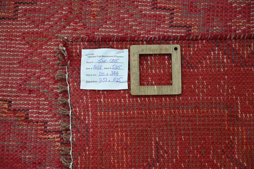 red Runner rug 3' 7" x 11' 3"