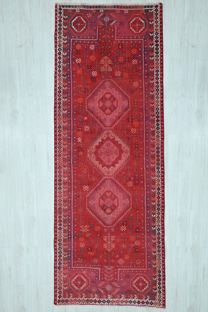 red Runner rug 4' 2" x 12' 0"