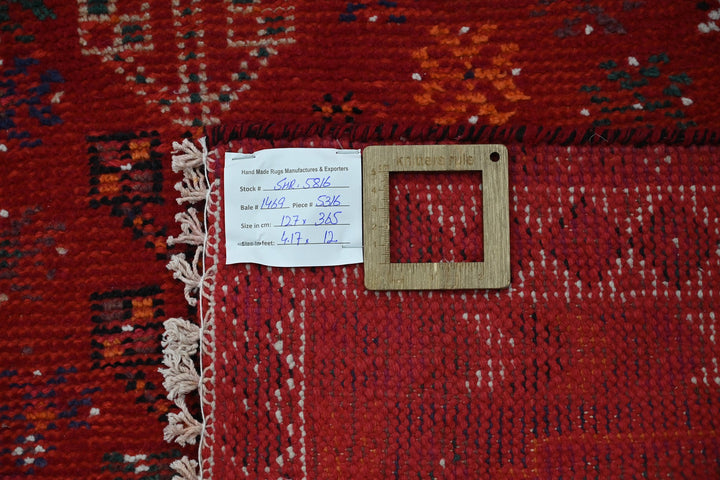 red Runner rug 4' 2" x 12' 0"