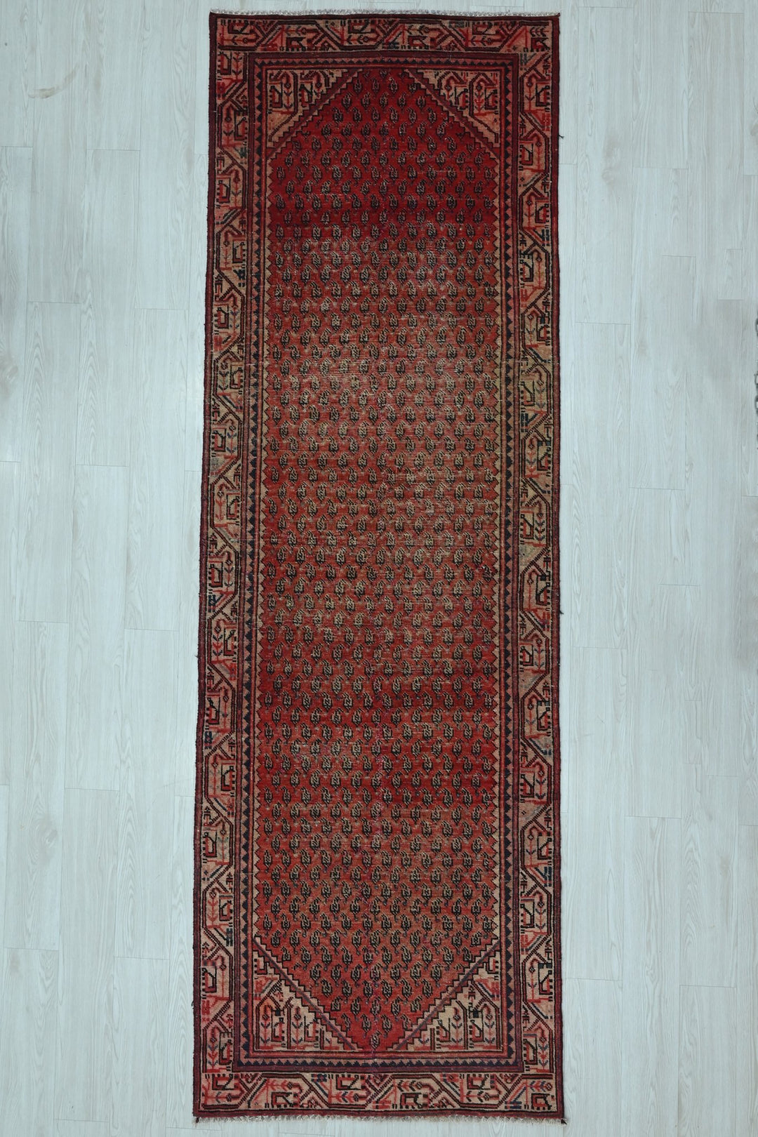 red Runner rug 3' 2" x 10' 1"