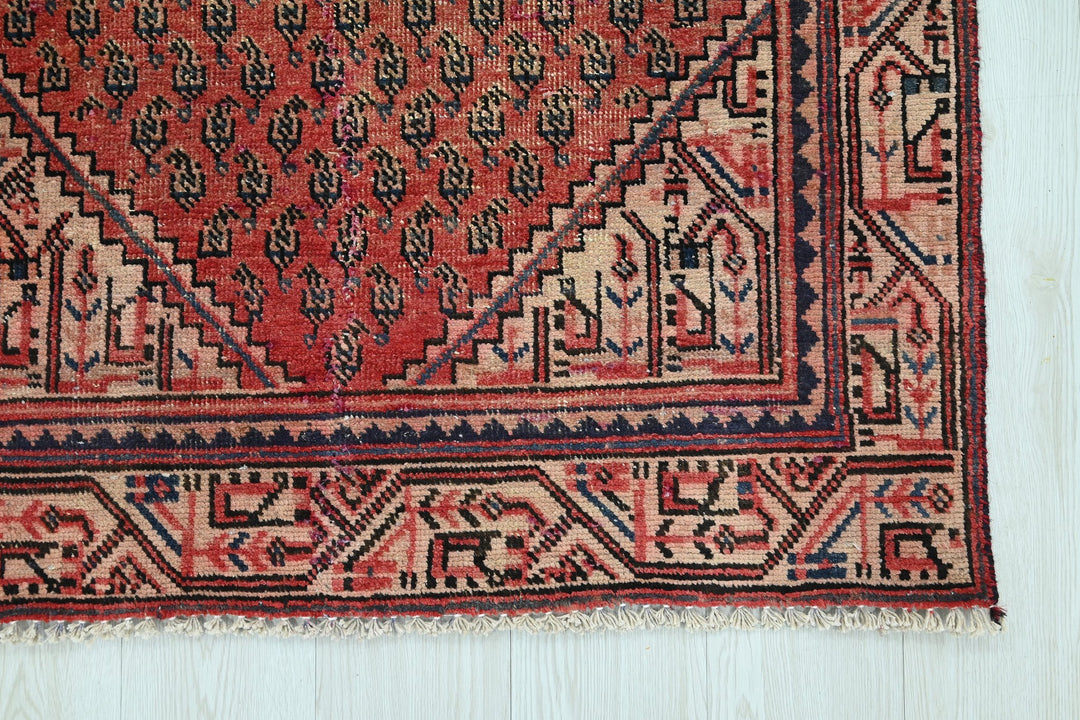 red Runner rug 3' 2" x 10' 1"